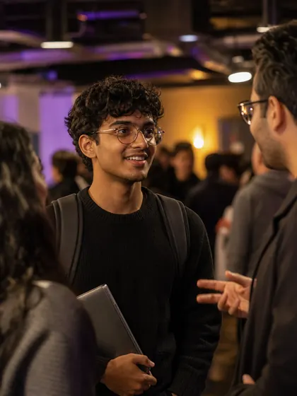 Étudiants à une Soirée Démos IA Spark